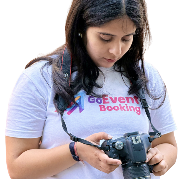 Girl holding camera